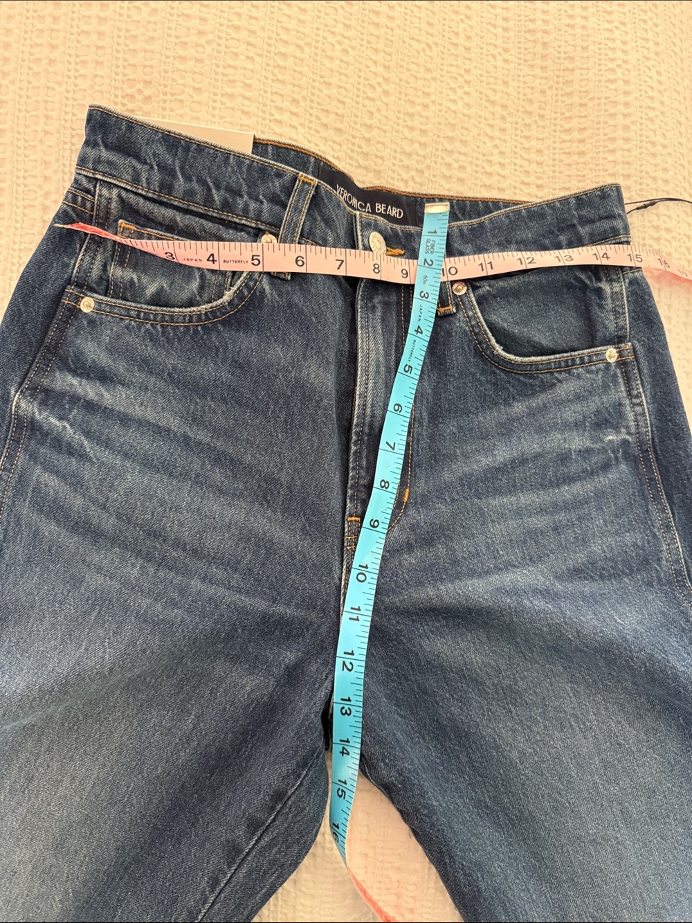 VERONICA BEARD Taylor Wide-Leg in City Blast Size 28 - Picture 7 of 8